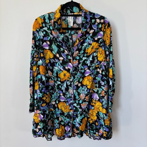 Alexandra Farmer for Anthropologie Floral Pajama Set Size M - Picture 1 of 10